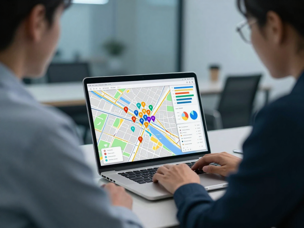 LocalGEO dashboard showing map pack rankings and lead attribution